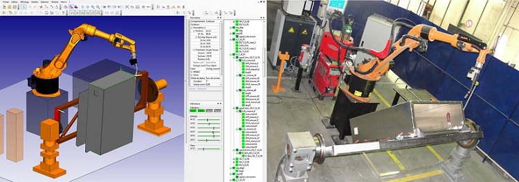 Programmation hors ligne d’un robot de soudage chez METAL FORMAGE à Puy Lévêque (Lot)